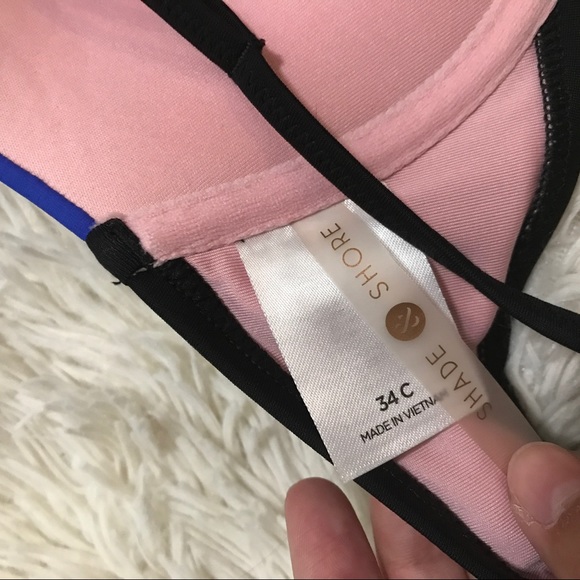 Shade & Shore Color Blocked Bikini Top - Picture 4 of 6